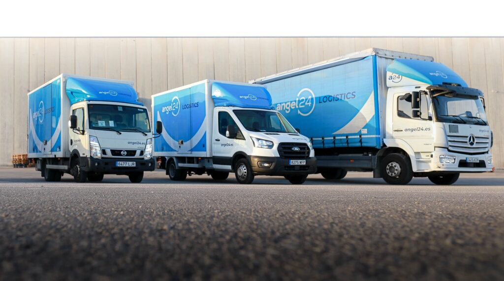 flota logistica camion y furgoneta